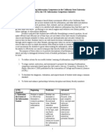 Rubrics For Assessing Information Competence in The California State University Prepared by The CSU Information Competence Initiative