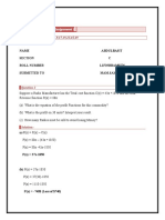 College Mathematics Assignment 1