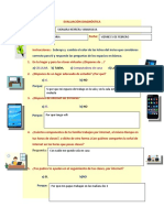 Evaluación Diagnóstica 1° de Secundaria