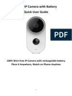 Smart IP Camera With Battery Quick User Guide