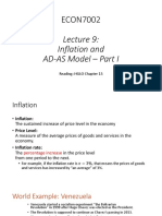 ECON7002 Lecture 9 Inflation and AD-AS Model Updated