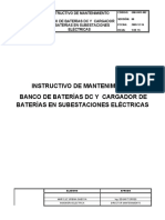 03 GM-I-001-002 Instructivo Mantenimiento - Banco de Baterias DC y Cargador de Batería Actualizado