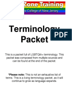 Safe Zone Terminology