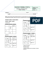 Examen Admision Matematicas