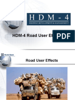 HDM-4 Road User Effects