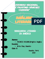 Análisis Literario Vanguardia