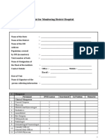 Checklist For Monitoring District Hospital: Email