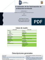 Informe Sobre Elementos de Los Instrumentos de Ordenación Territorial