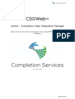 Csdweb: Cdim8 - Completion Data Integration Manager