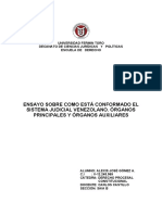 Ensayo Sobre La Conformación Del Poder Judicial