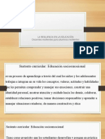 La Resiliencia en La Educación Glosario