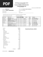 University of The Cordilleras: College of Criminal Justice Education Student Enrolment Load