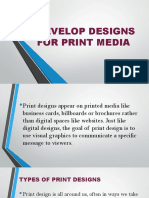 Develop Designs For Print Media 1