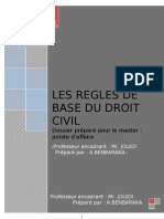 1 Les Règles de Base Du Droit Civil