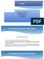 Principios Del Derecho Laboral Contrato de Trabajo