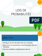 Lois de Probabilite