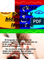 Naturaleza Social y Biológica Del Lenguaje