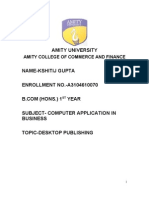 Amity University: Amity College of Commerce and Finance