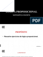 Semana 01 - Sesión 2 - 3 Lógica Proposicional