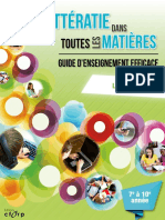 Litteratie Dans Toutes Les Matieres-Ecriture