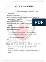 Basics of Stock Market