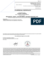 Type Approval Certificate: Victaulic Company