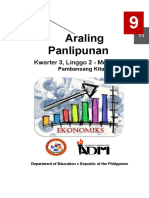 Araling Panlipunan: Kwarter 3, Linggo 2 - Module 13