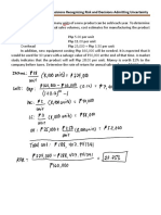 ENGGECON - Lesson 12: Decisions Recognizing Risk and Decisions Admitting Uncertainty