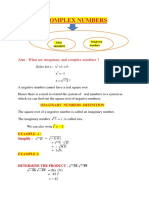 Aim: What Are Imaginary and Complex Numbers ?