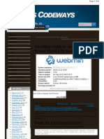 Ongo S Odeways: Installing Webmin On Ubuntu Server 10.04 LTS (Lucid)