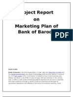 Project Report On Bank of Baroda Marketing Plan