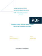 4ta Actividad de Geografia de Mauricio Goncalves de 3ero B.