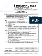 Fitjee Rank Improvement Test 4