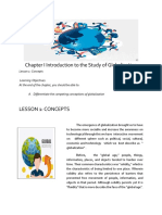 Chapter I Introduction To The Study of Globalization