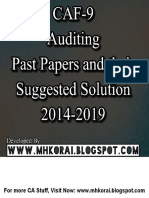 Past Paper Audit