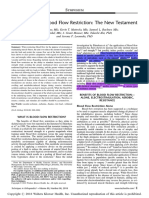 Mechanisms of Blood Flow Restriction: The New Testament: Ymposium