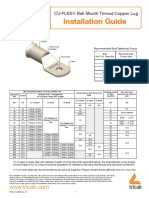 Installation Guide: CU-FLEX® Bell Mouth Tinned Copper Lug