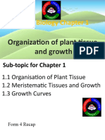 Form 5 Biology Chapter 1: Organization of Plant Tissue and Growth