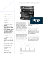 Digital Cinema Amplifiers: DCA1222 - DCA1622 - DCA2422 - DCA3022 - DCA3422