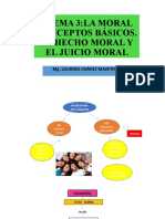 Presentación 3 LA MORAL CONCEPTOS BÁSICOS. EL HECHO MORAL