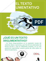 El Texto Argumentativo