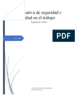 Norma de Seguridad Y Salud en El Trabajo ISO 45001