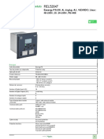 Relés de Proteção Easergy P3 - REL52047