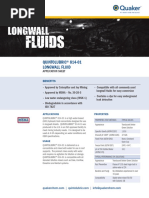 QUINTOLUBRIC® 814-01 Longwall Fluid: Benefits