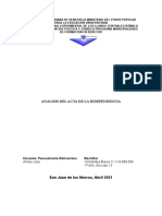 Analisis Del Acta de La Independencia