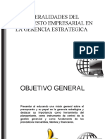 Planeacion Estrategica y Presupuestos