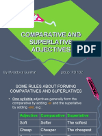 Comparative and Superlative Adjectives Comparative and Superlative Adjectives