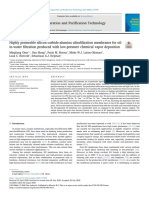 Highly Permeable Silicon Carbide-Alumina Ultrafiltration Membranes