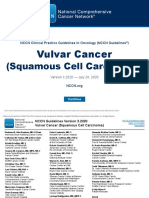 Vulvar Cancer: (Squamous Cell Carcinoma)