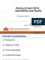 Mandanas SC Ruling - IRA Fiscal Sustainability